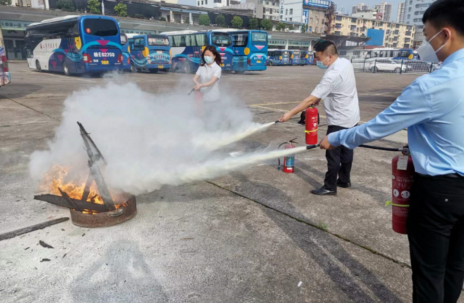 上饒汽運(yùn)  開展消防安全知識培訓(xùn)暨消防應(yīng)急演練
