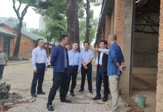 章勇調研“京3+創(chuàng)意文化產業(yè)園”項目工程建設情況 王曉等陪同